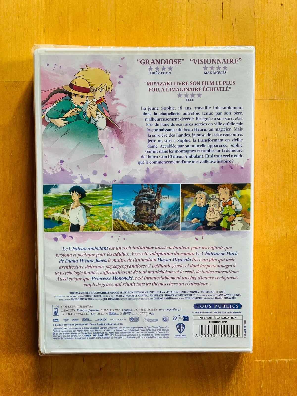 DVD O Castelo Errante de Hayao Miyazaki Studios Ghibli. – photo 2